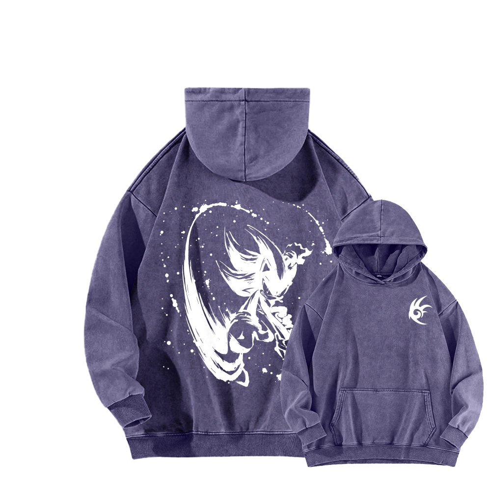 Sonic Unisex Washed Hoodie 2602007139