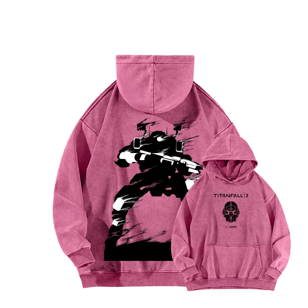 TITANFALL Unisex Washed Hoodie 2602007171