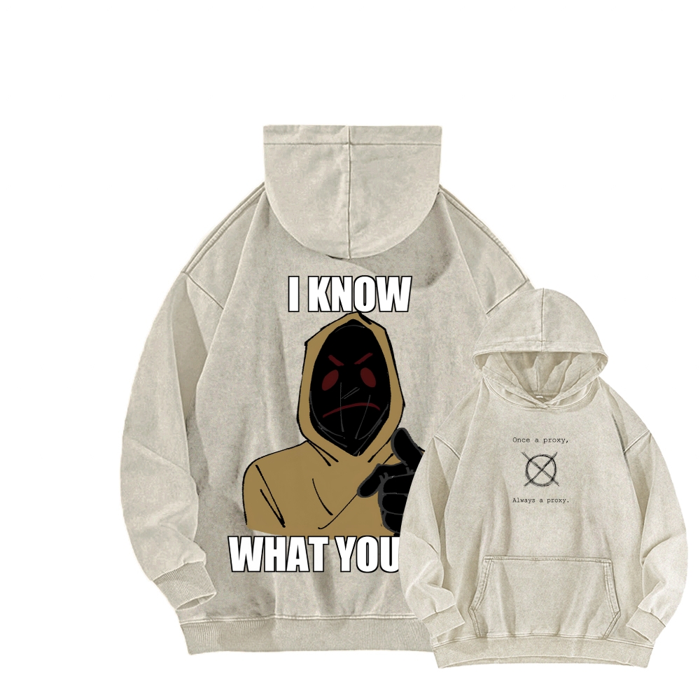 Marble Hornets Unisex Washed Hoodie 2602007206