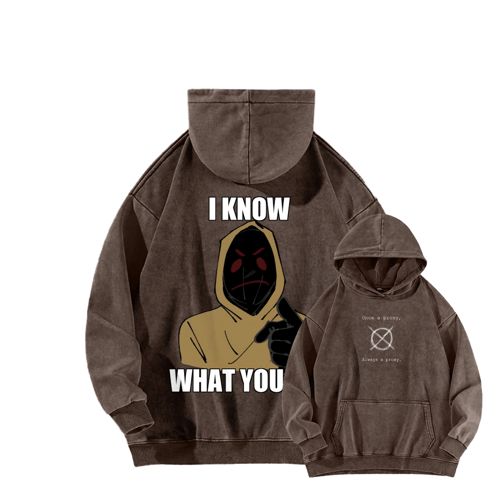 Marble Hornets Unisex Washed Hoodie 2602007206