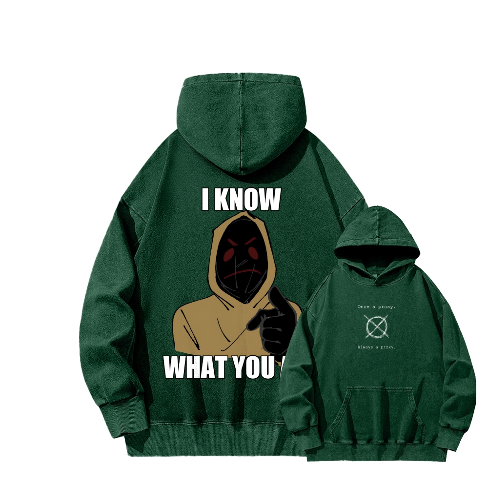 Marble Hornets Unisex Washed Hoodie 2602007206