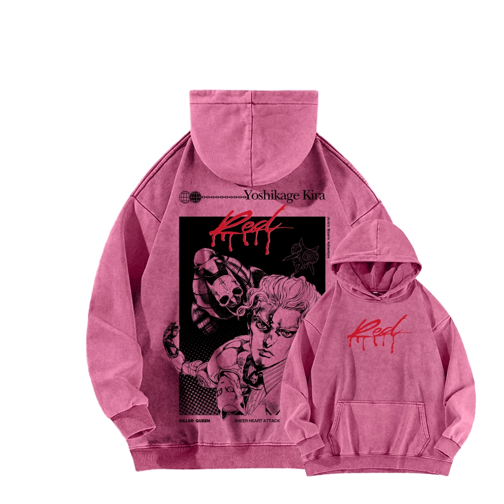 Jojo's Bizarre Adventure Unisex Washed Hoodie 2602007276