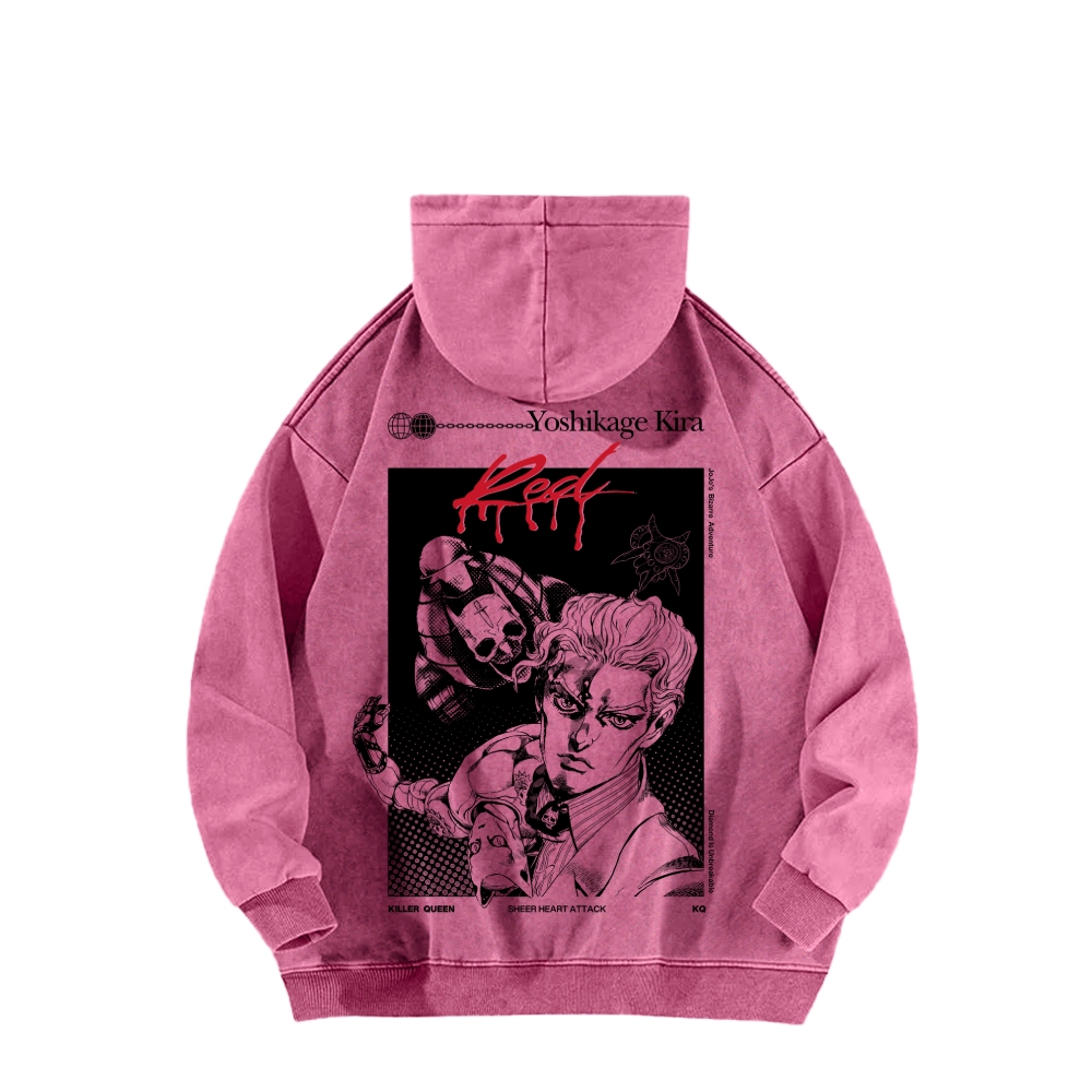 Jojo's Bizarre Adventure Unisex Washed Hoodie 2602007276