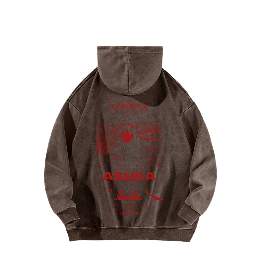 Neon Genesis Evangelion Unisex Washed Hoodie 2602007445