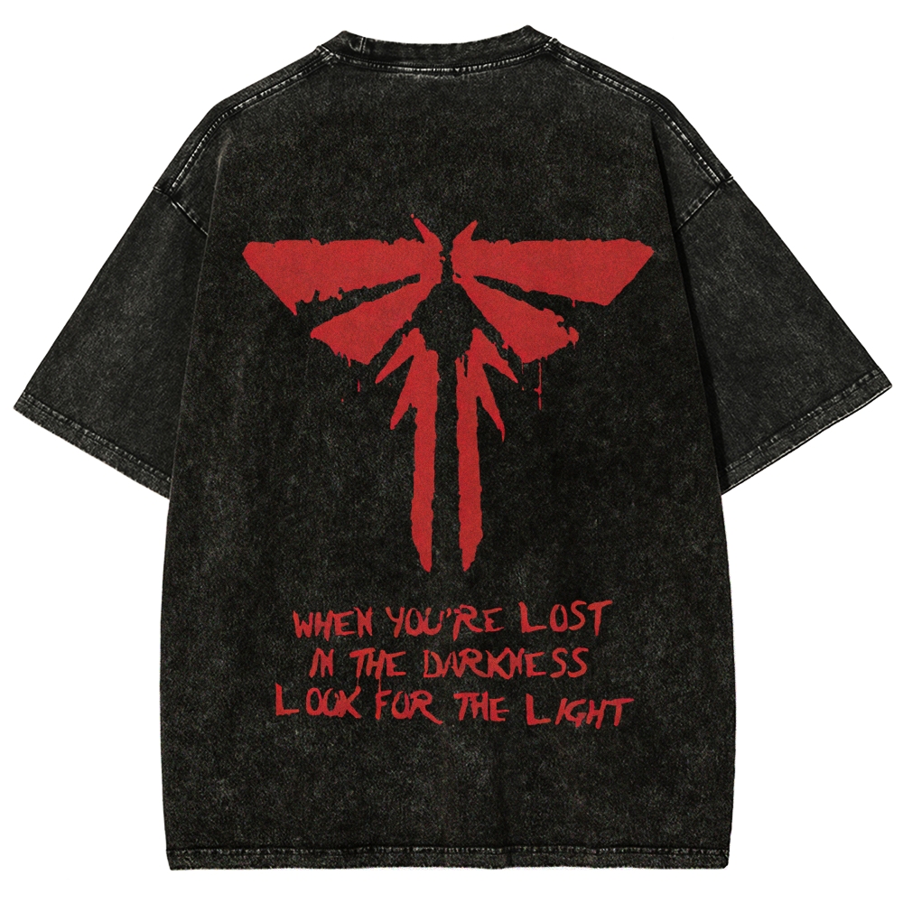 The Last of Us Unisex Fit Washed T-Shirt 2602008778