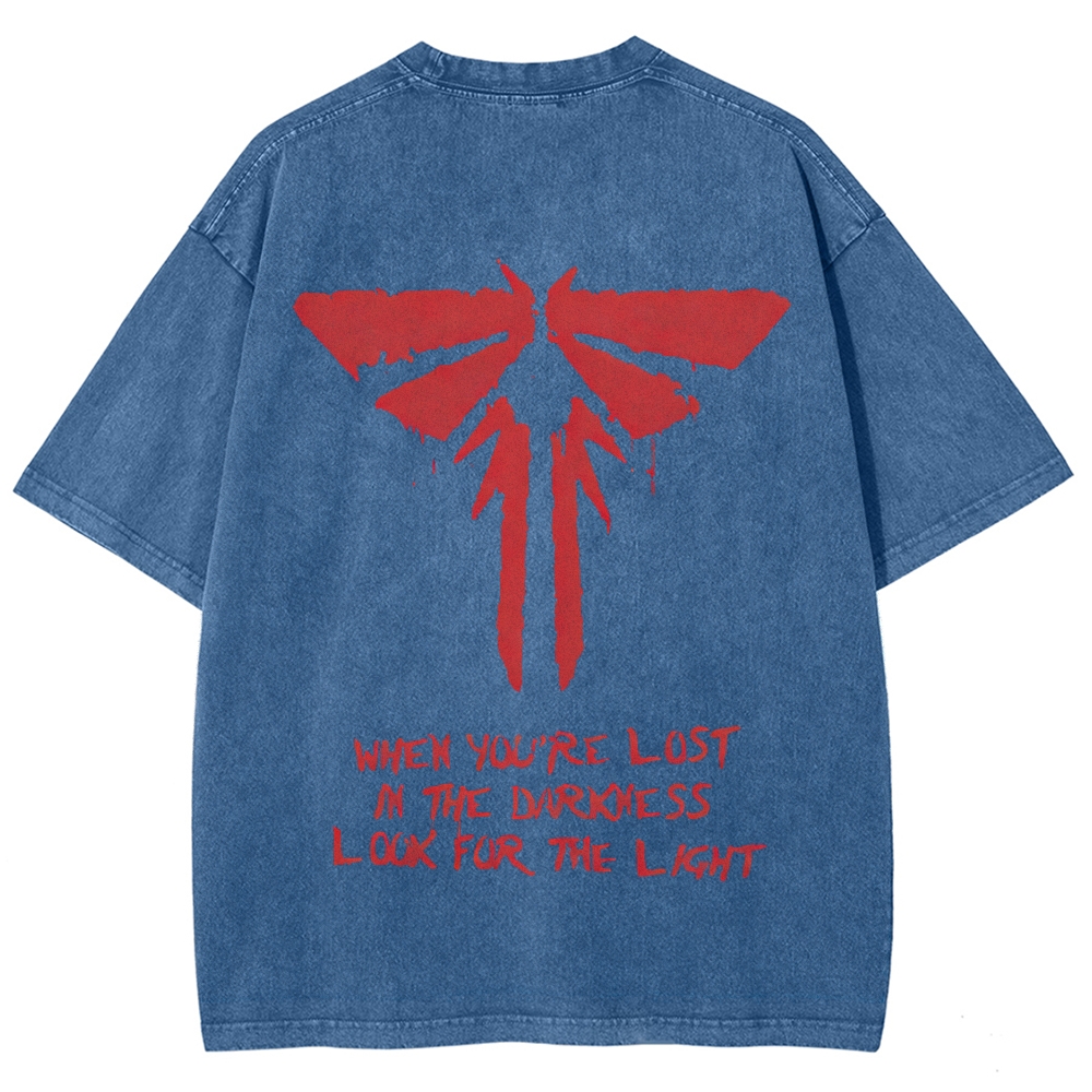 The Last of Us Unisex Fit Washed T-Shirt 2602008778