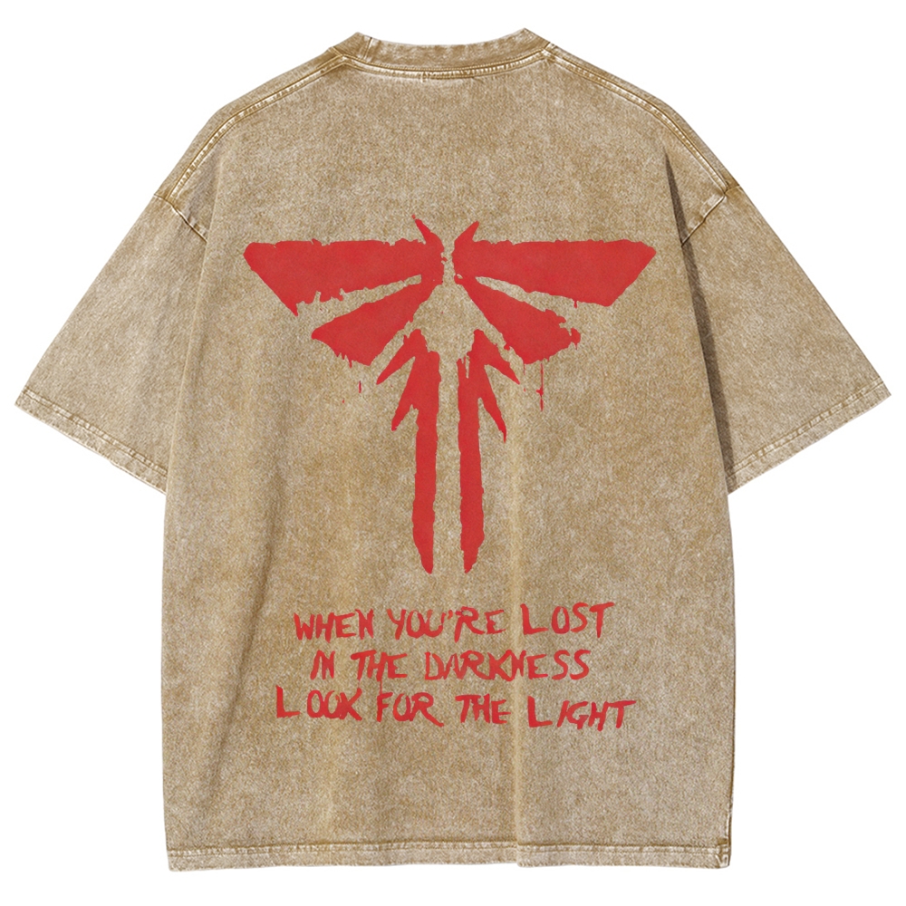 The Last of Us Unisex Fit Washed T-Shirt 2602008778