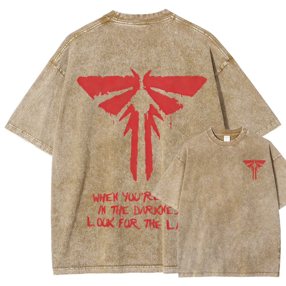 The Last of Us Unisex Fit Washed T-Shirt 2602008778