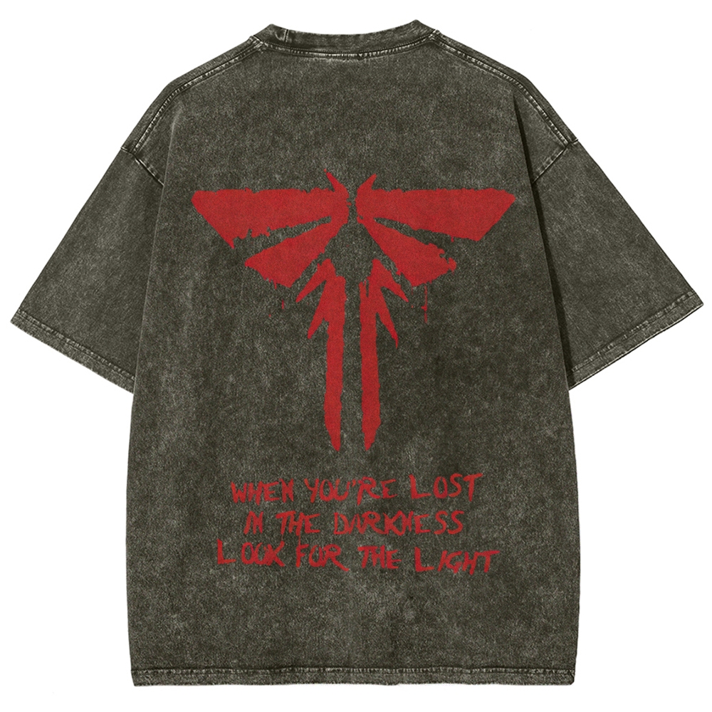The Last of Us Unisex Fit Washed T-Shirt 2602008778