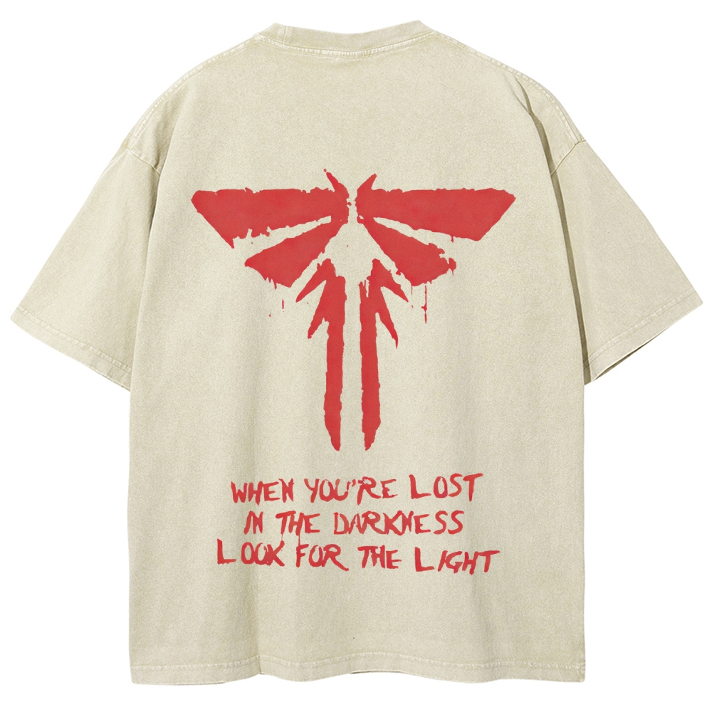 The Last of Us Unisex Fit Washed T-Shirt 2602008778