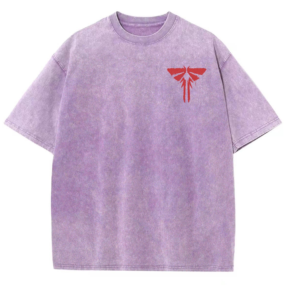 The Last of Us Unisex Fit Washed T-Shirt 2602008778
