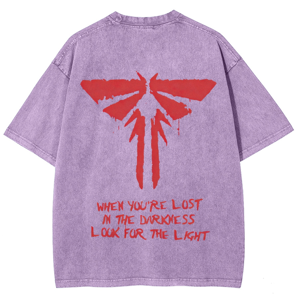 The Last of Us Unisex Fit Washed T-Shirt 2602008778