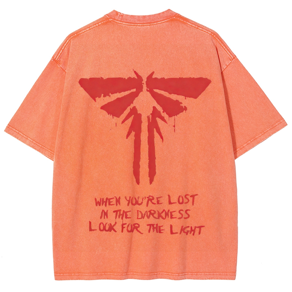 The Last of Us Unisex Fit Washed T-Shirt 2602008778