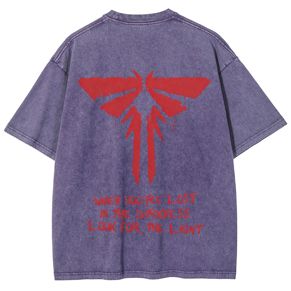 The Last of Us Unisex Fit Washed T-Shirt 2602008778