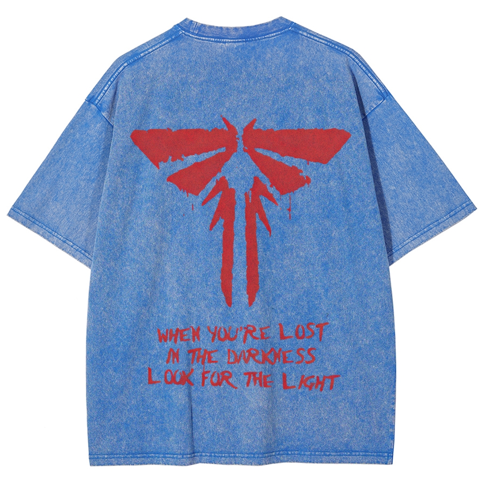 The Last of Us Unisex Fit Washed T-Shirt 2602008778