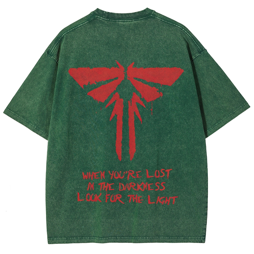 The Last of Us Unisex Fit Washed T-Shirt 2602008778