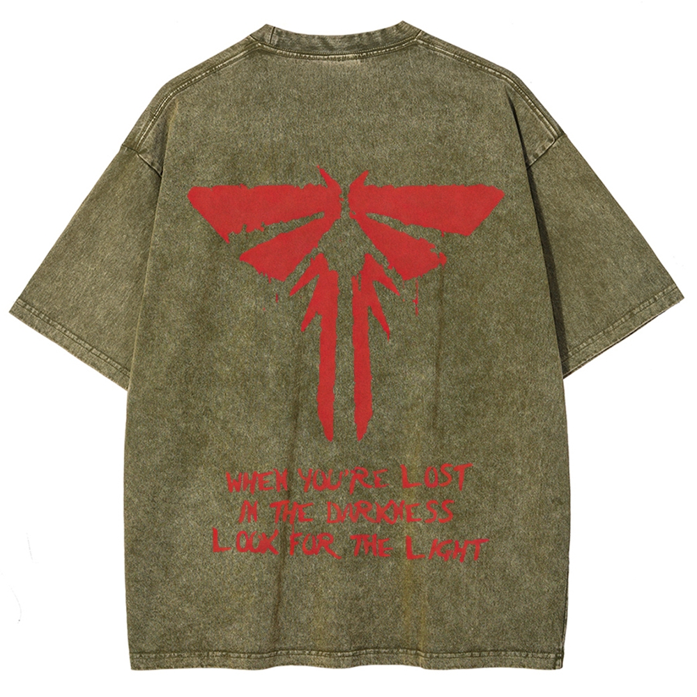 The Last of Us Unisex Fit Washed T-Shirt 2602008778