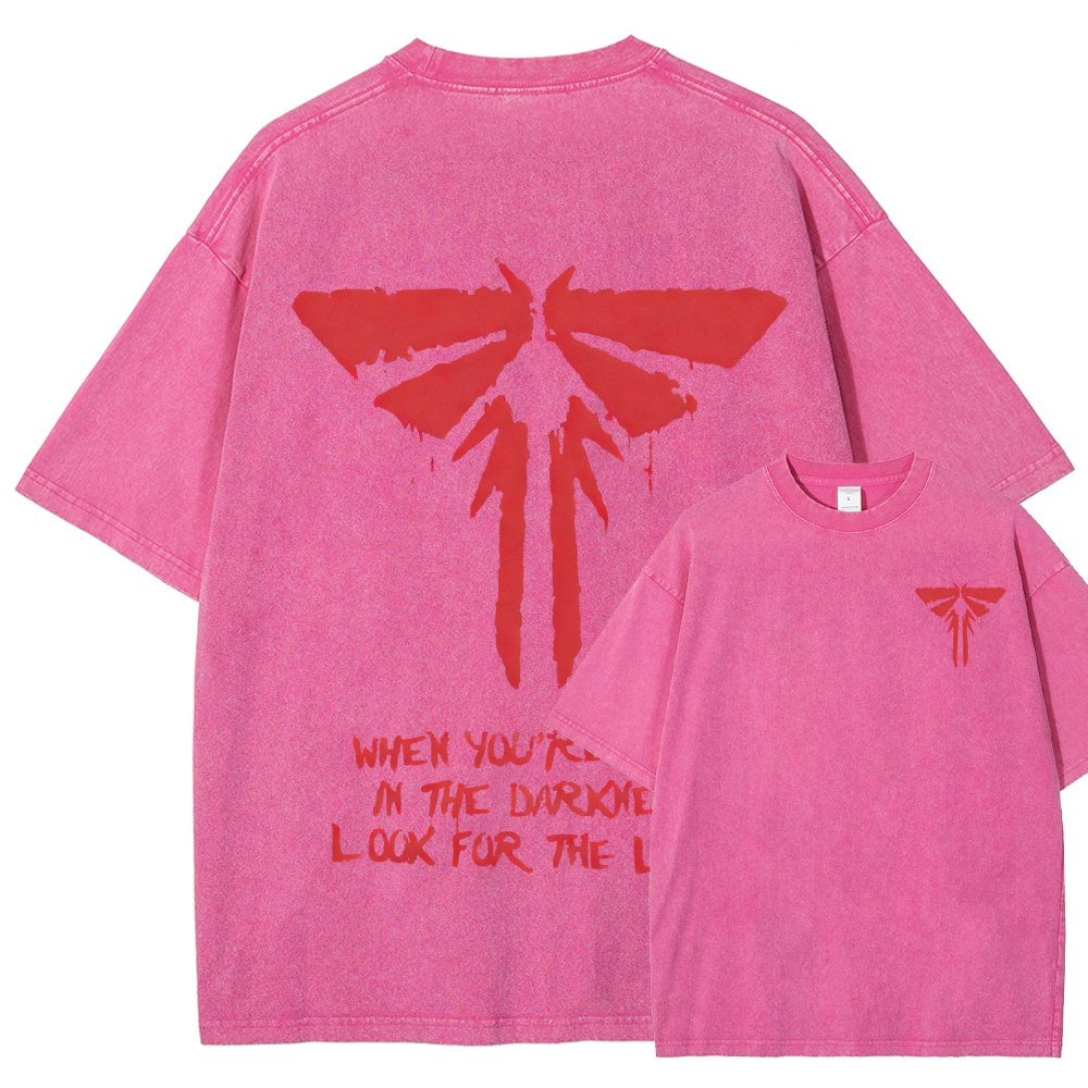 The Last of Us Unisex Fit Washed T-Shirt 2602008778