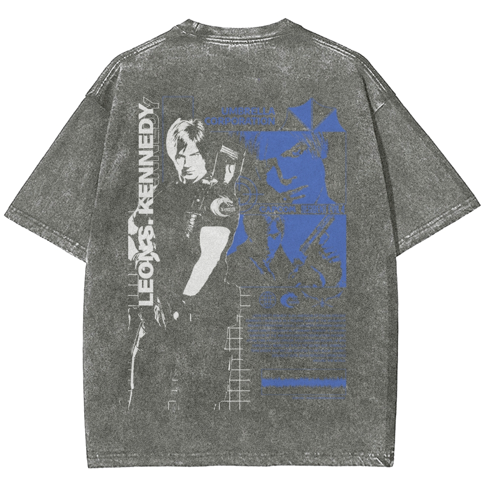 Resident Evil Unisex Fit Washed T-Shirt 2602008976