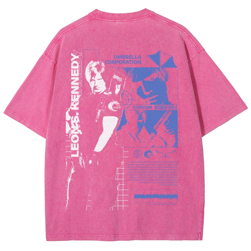 Resident Evil Unisex Fit Washed T-Shirt 2602008976
