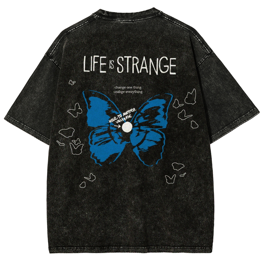 Life Is Strange Unisex Fit Washed T-Shirt 2602009459