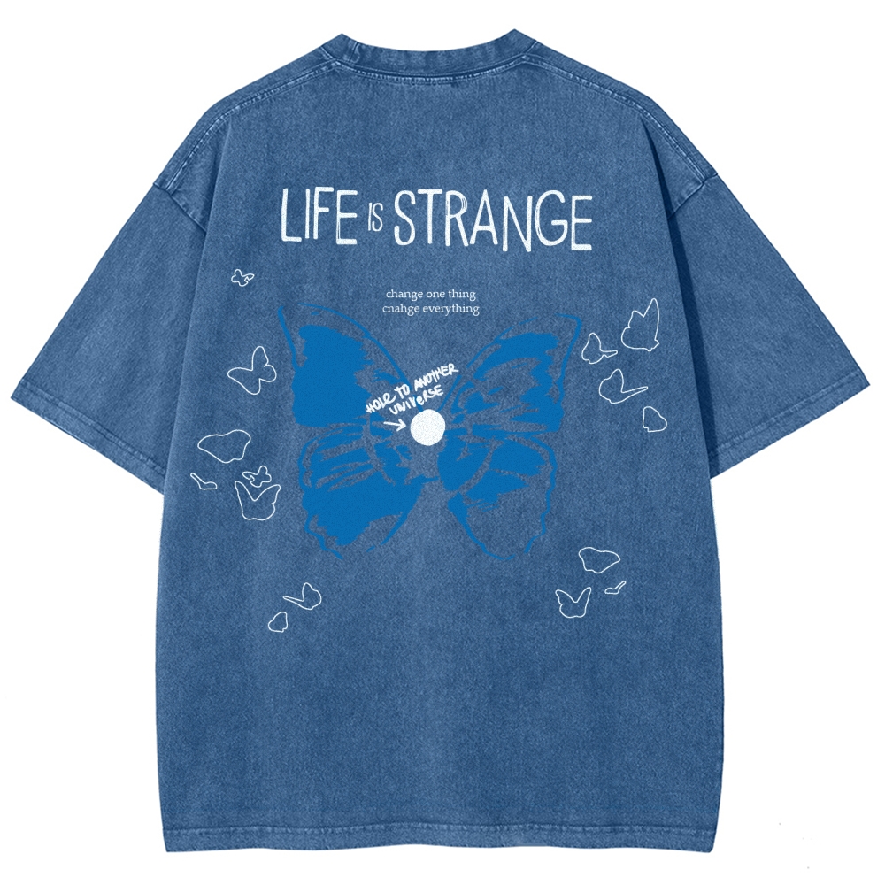 Life Is Strange Unisex Fit Washed T-Shirt 2602009459