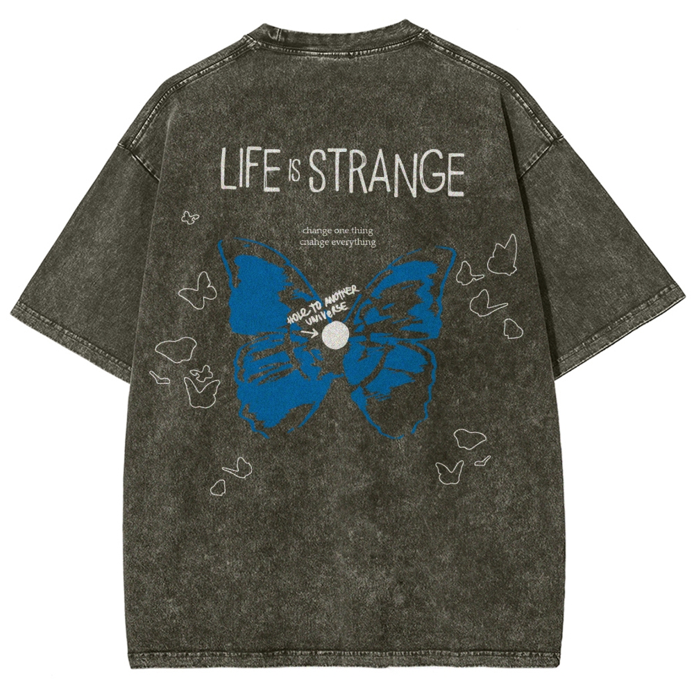 Life Is Strange Unisex Fit Washed T-Shirt 2602009459
