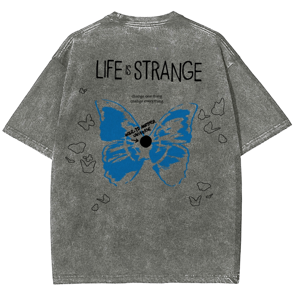 Life Is Strange Unisex Fit Washed T-Shirt 2602009459