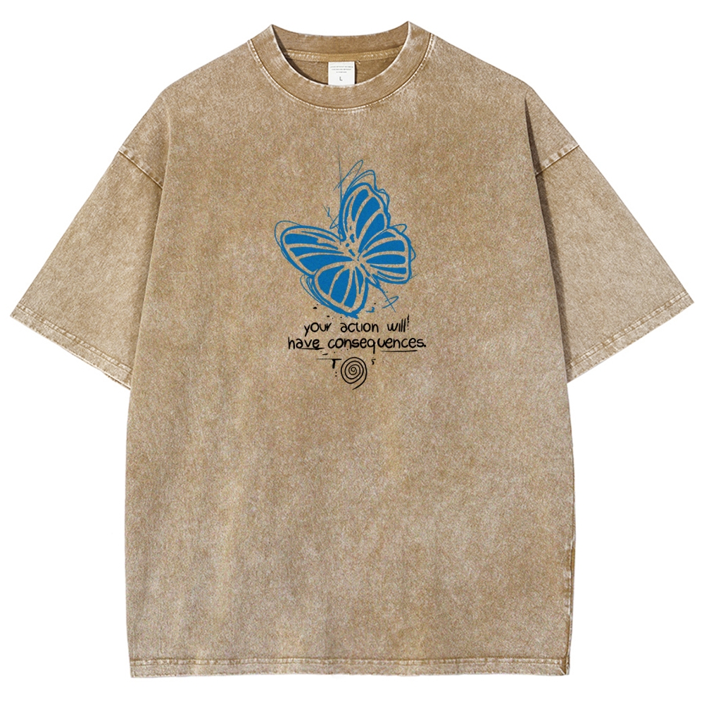 Life Is Strange Unisex Fit Washed T-Shirt 2602009459