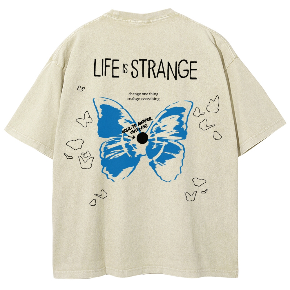 Life Is Strange Unisex Fit Washed T-Shirt 2602009459