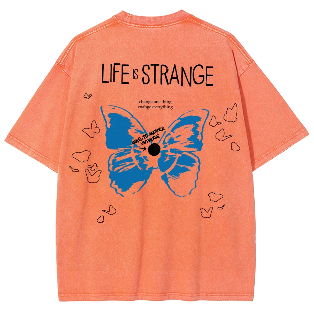 Life Is Strange Unisex Fit Washed T-Shirt 2602009459