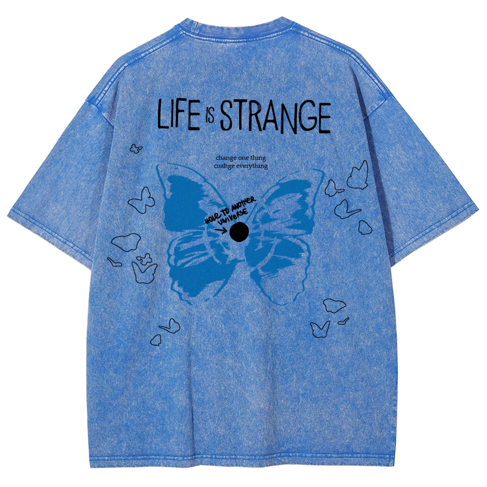 Life Is Strange Unisex Fit Washed T-Shirt 2602009459
