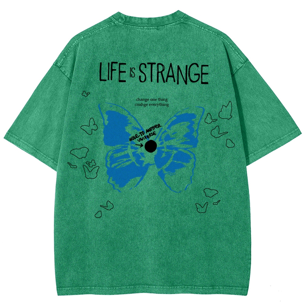 Life Is Strange Unisex Fit Washed T-Shirt 2602009459