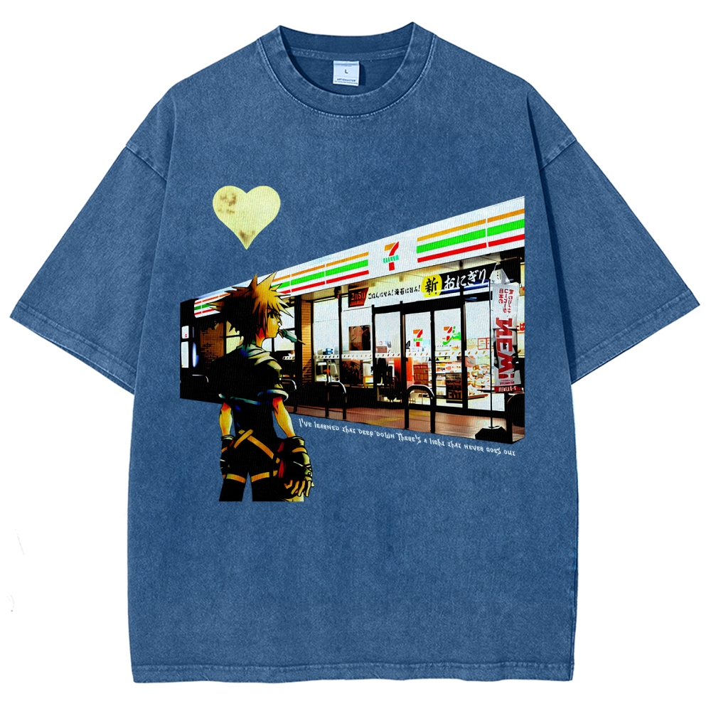 Kingdom Hearts Unisex Fit Washed T-Shirt 2602009463