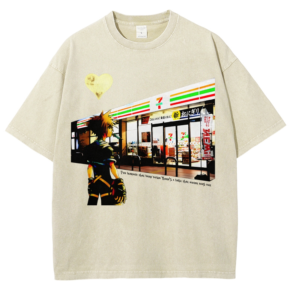 Kingdom Hearts Unisex Fit Washed T-Shirt 2602009463