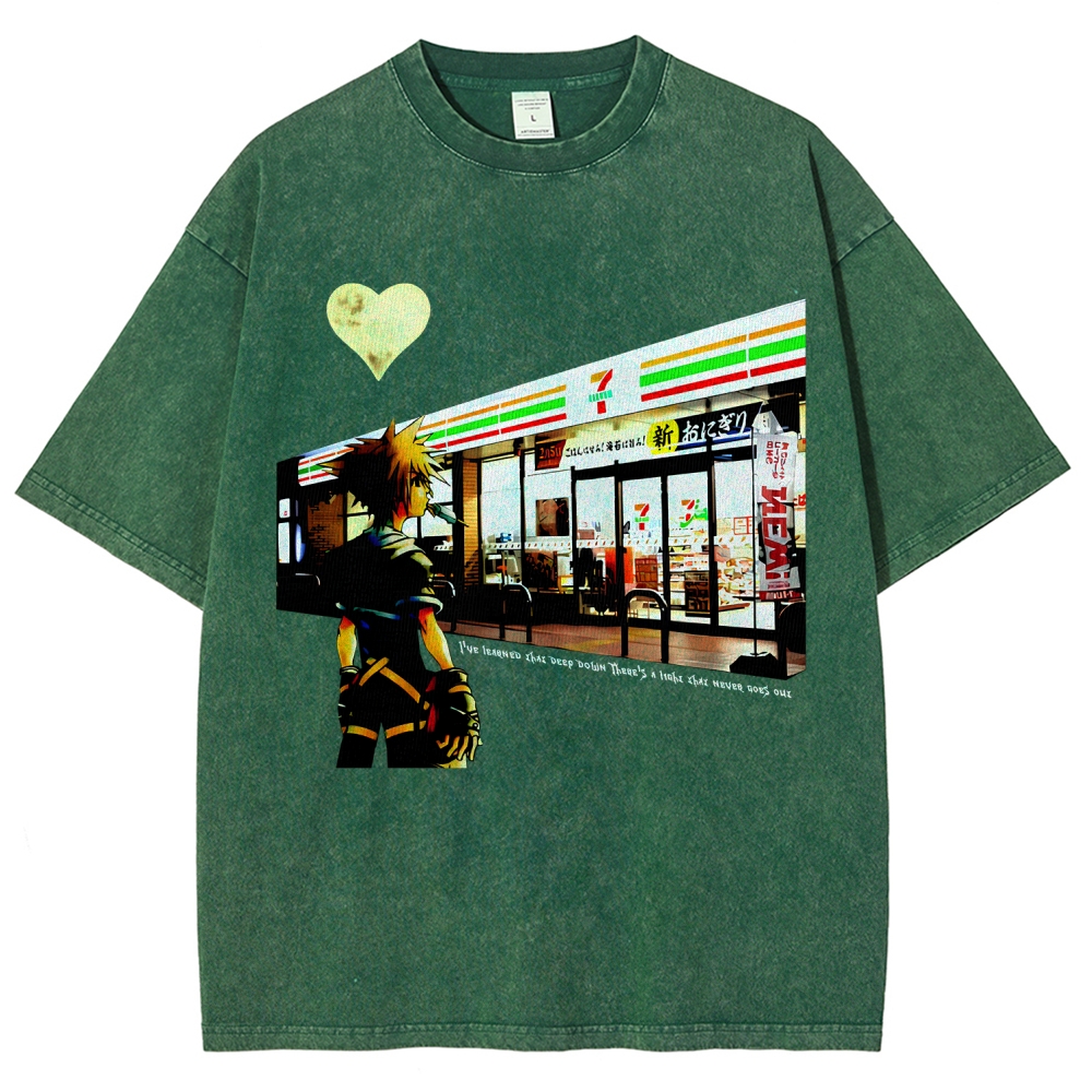 Kingdom Hearts Unisex Fit Washed T-Shirt 2602009463