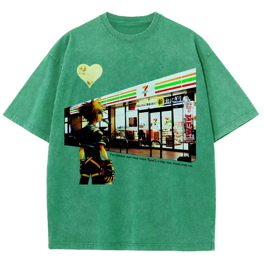 Kingdom Hearts Unisex Fit Washed T-Shirt 2602009463