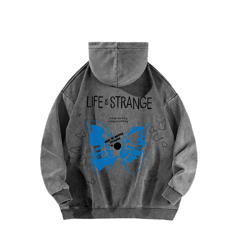 Life Is Strange Unisex Washed Hoodie 2602009474