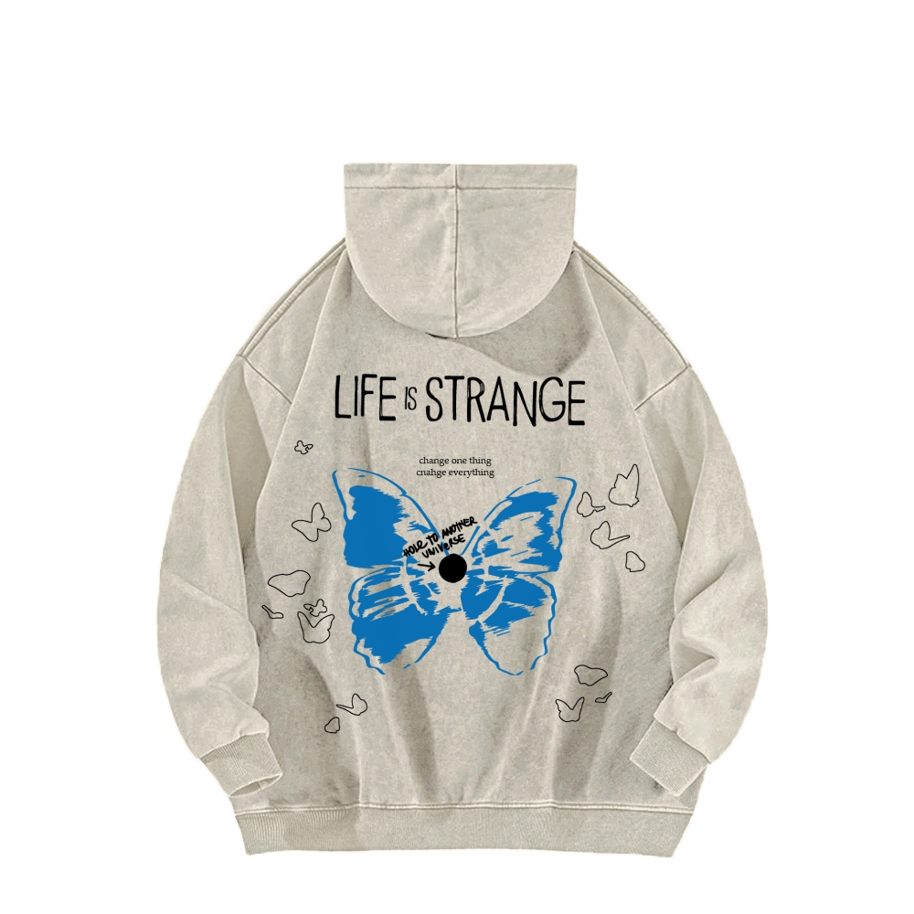 Life Is Strange Unisex Washed Hoodie 2602009474