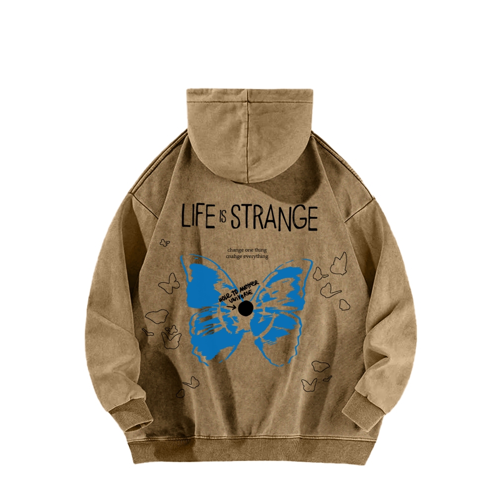 Life Is Strange Unisex Washed Hoodie 2602009474