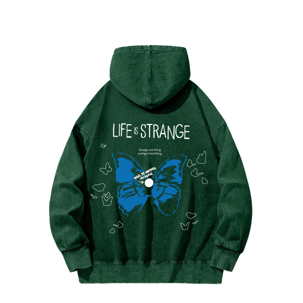 Life Is Strange Unisex Washed Hoodie 2602009474