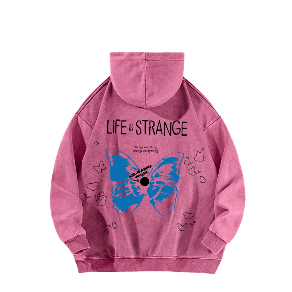 Life Is Strange Unisex Washed Hoodie 2602009474