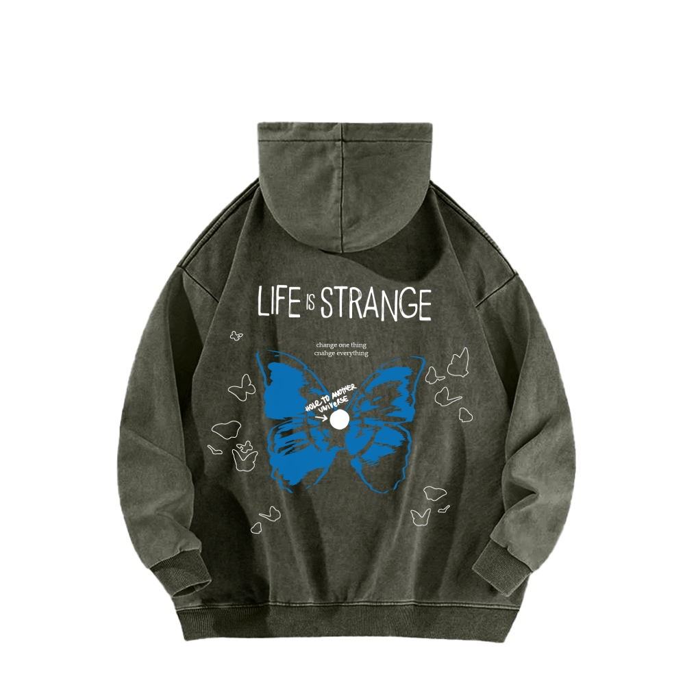 Life Is Strange Unisex Washed Hoodie 2602009474