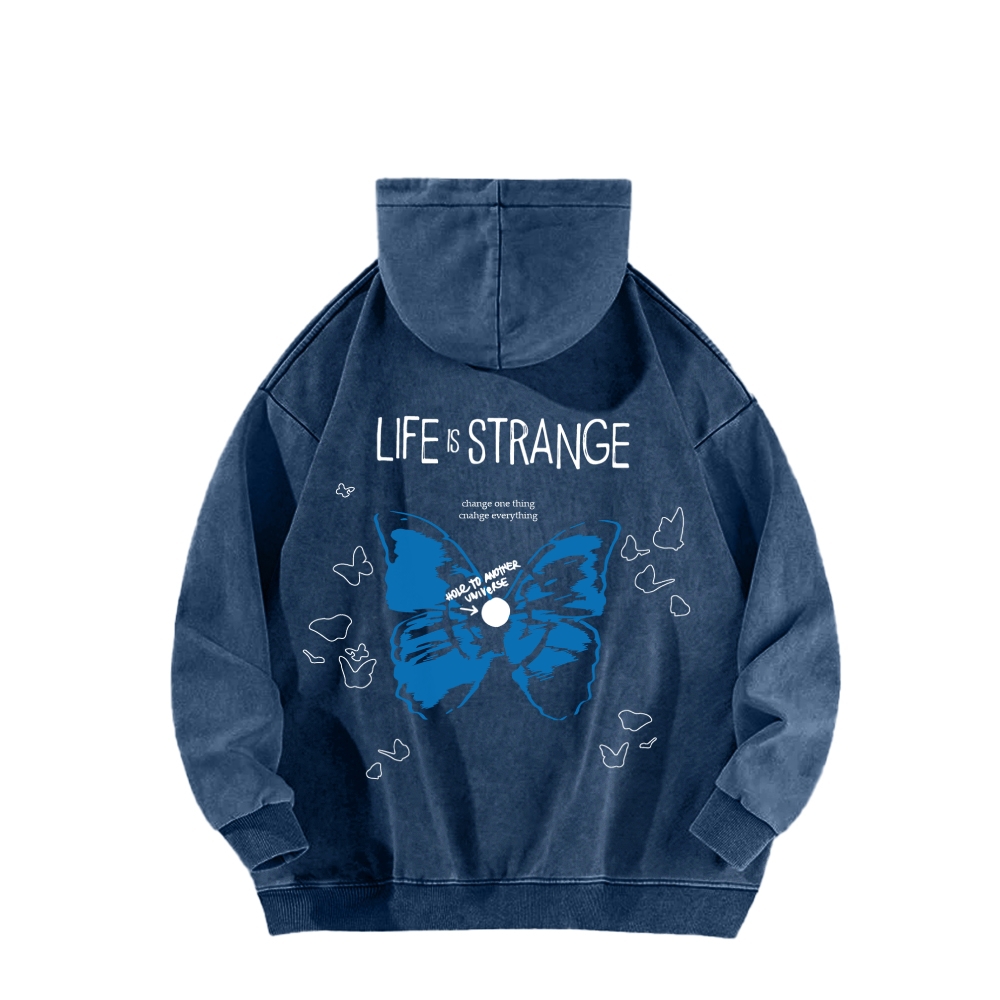 Life Is Strange Unisex Washed Hoodie 2602009474