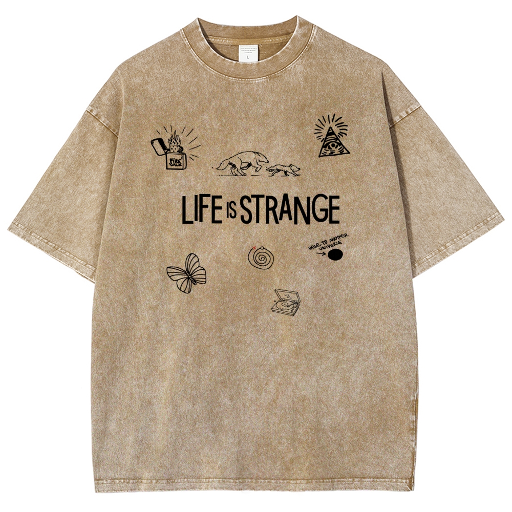 Life Is Strange Unisex Fit Washed T-Shirt 2602009501