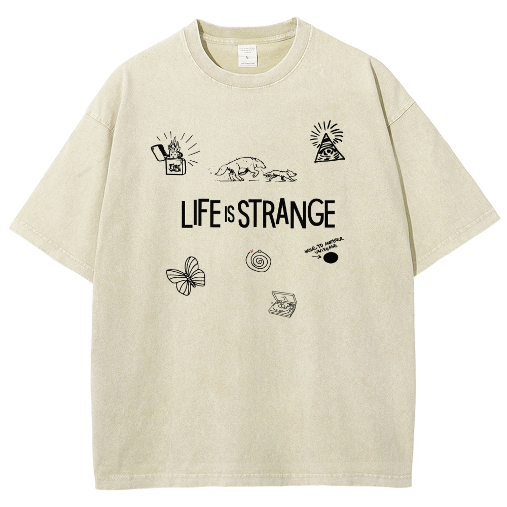 Life Is Strange Unisex Fit Washed T-Shirt 2602009501