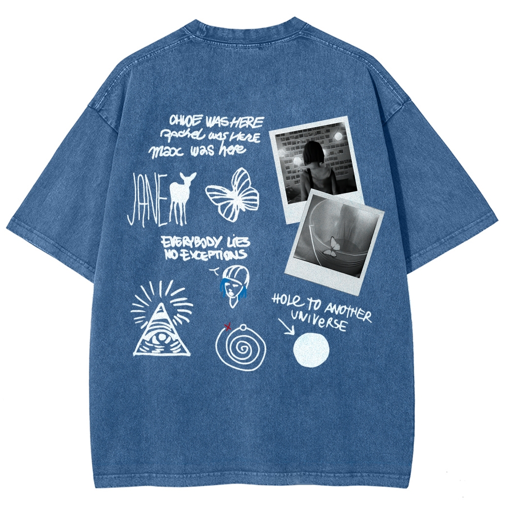 Life Is Strange Unisex Fit Washed T-Shirt 2602009501