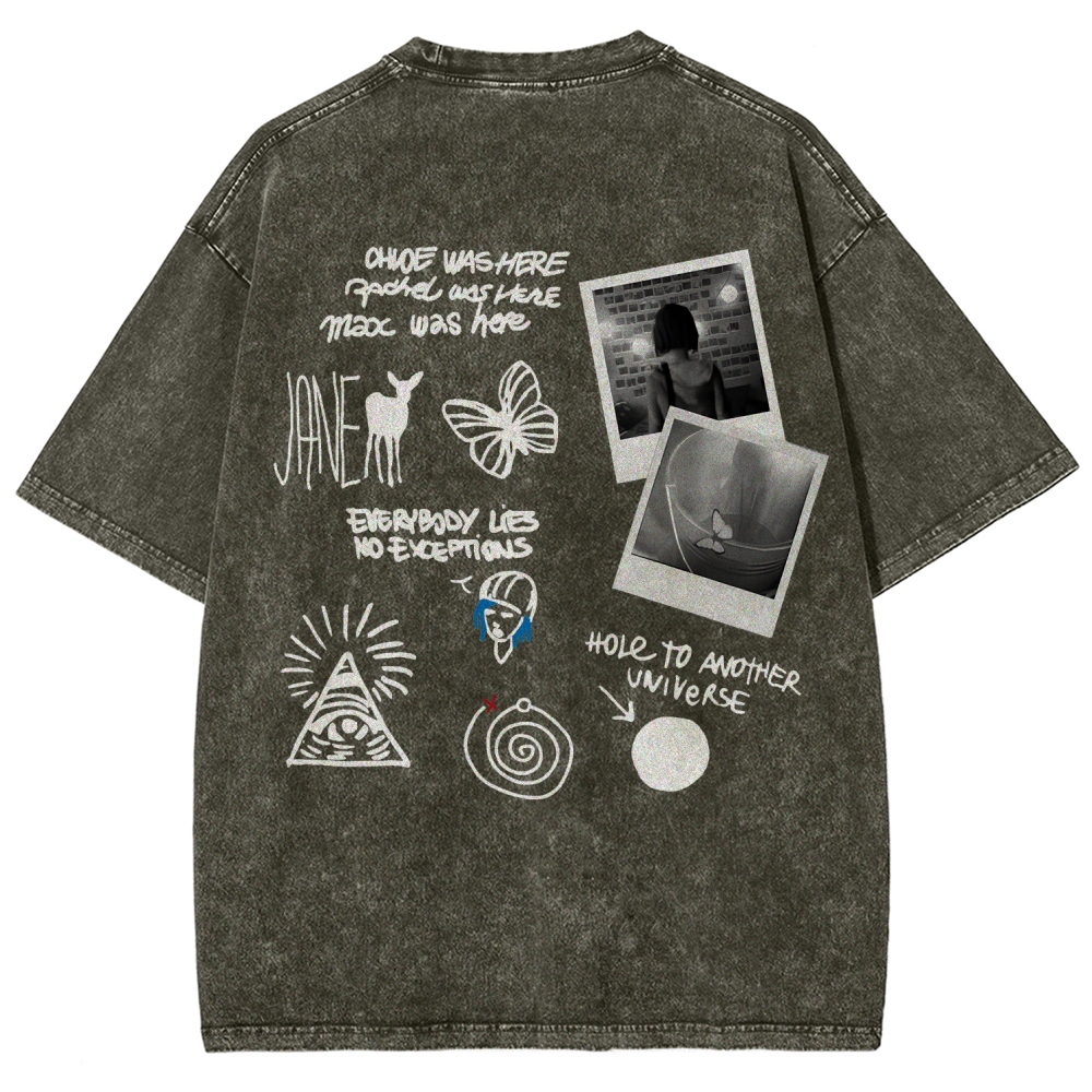 Life Is Strange Unisex Fit Washed T-Shirt 2602009501
