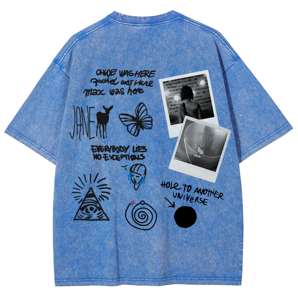 Life Is Strange Unisex Fit Washed T-Shirt 2602009501