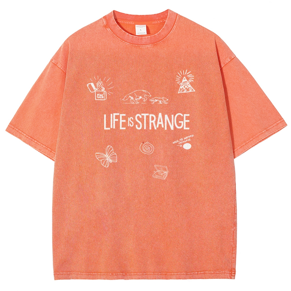 Life Is Strange Unisex Fit Washed T-Shirt 2602009501